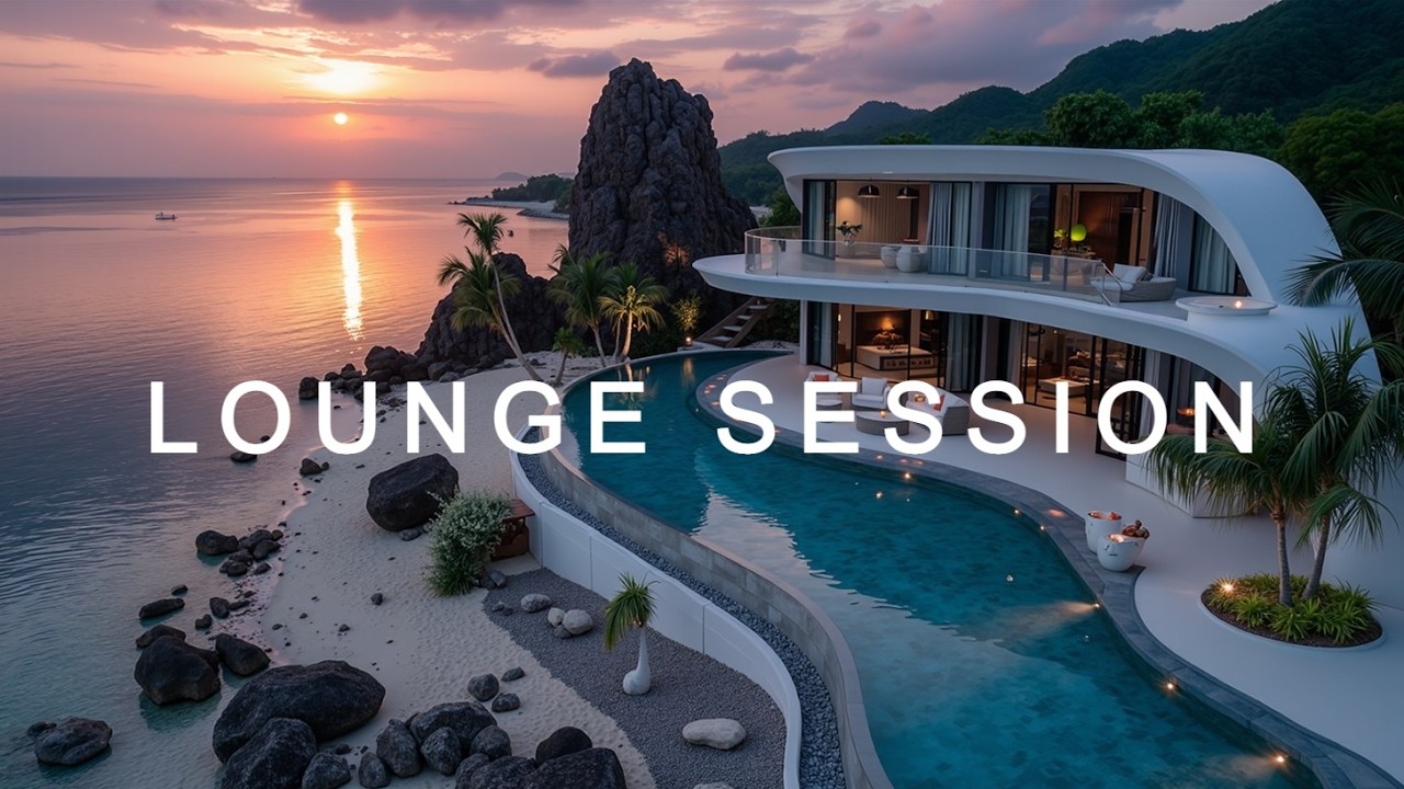 Chill Deep House Февральские Вайбы Мелодичный Микс Зимняя Ночь Пляж Закат