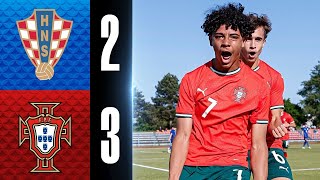 Croatia U15 2 3 Portugal U15 Cristiano Ronaldo Jr  2 GOALS 18 05 2025