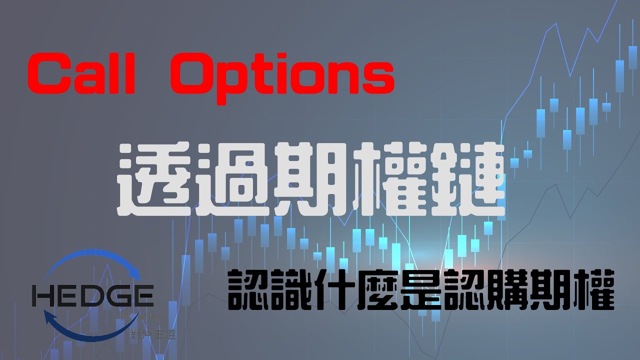 對沖王道｜第二集｜期權基礎知識懶人包｜什麼是認購期權｜Call/Put有什麼意義｜分析期權鏈｜期權基礎教學影片｜期權投資新手即學