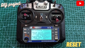 How To  Do Factory Reset In Flysky Fs i6 || Flysky