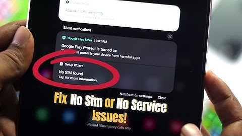 How to Fix No SIM, No Service Problem on Samsung Galaxy Z Fold [5G]