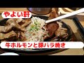 【やよい軒2021】12月メニューおすすめ牛ホルモンと豚バラ焼き