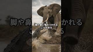 ゾウが本気で逃げる動物3選　#動物 #ゾウ #危険生物 #雑学