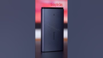 Củ sạc nhanh siêu mỏng chính hãng Baseus GNA5 2 cổng USB và Type C sạc công suất 65W