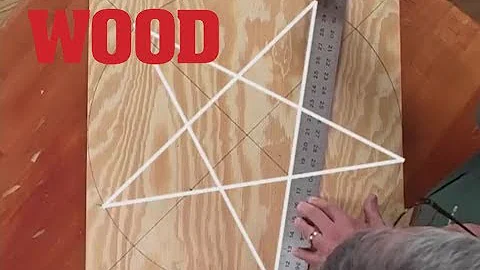 How To Lay Out a 5-point Star or Pentagon - No-Math Geometry - WOOD magazine