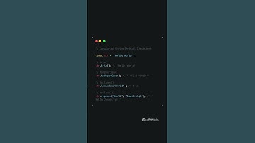 🚀 JavaScript String Methods in 30 Seconds! #shorts #javascript