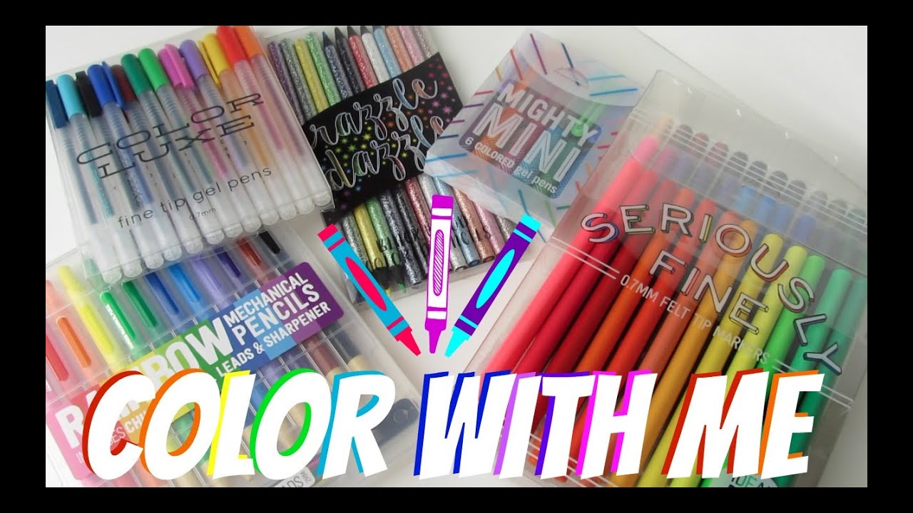 COLOR WITH ME  TOOLS FOR ADULT COLORING BOOKS 