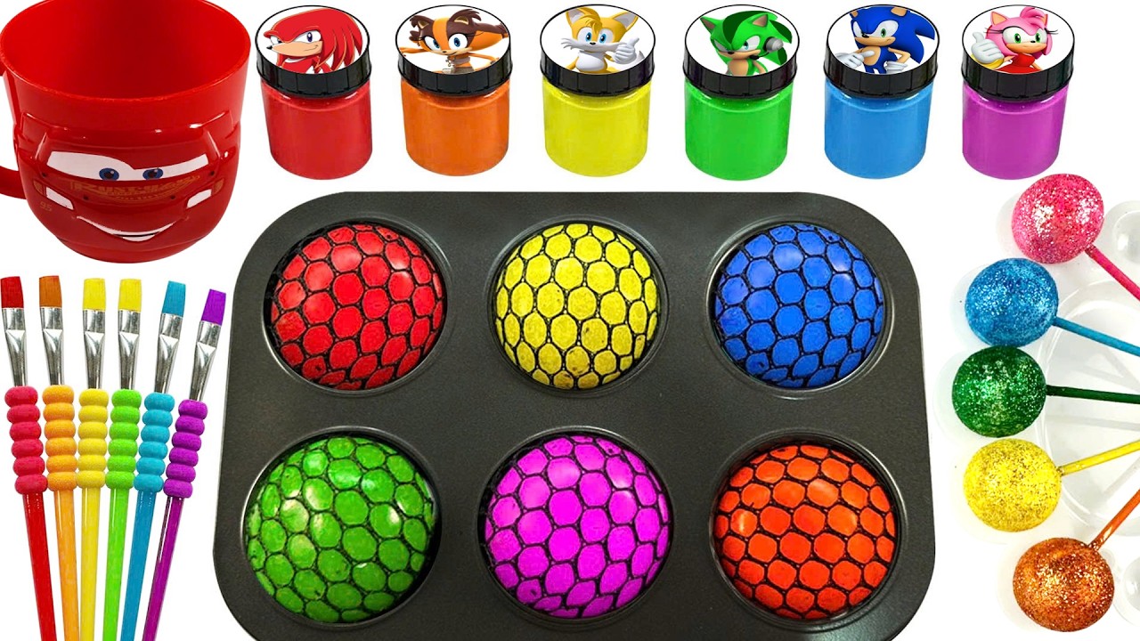 Oddly Satisfying ASMR | Squishing Mesh Stress Balls & Smooth Object ...