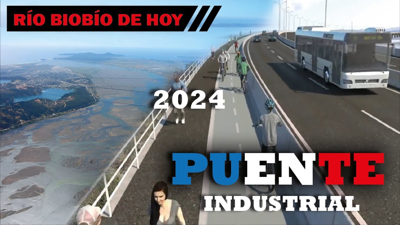 Así se construye el PUENTE INDUSTRIAL entre San Pedro de la Paz y Hualpén // CHILE