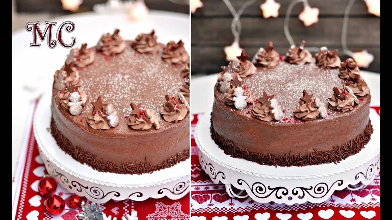 Tort Orzechowy z Czekoladowym Kremem – PRZEPIS – Mała Cukierenka