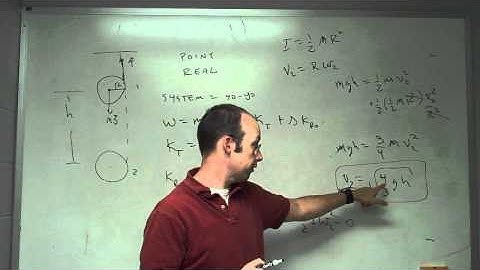 work energy example with a yo yo