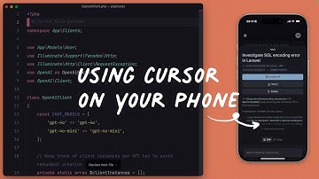 CURSOR ON YOUR PHONE (First look at the new web app!)