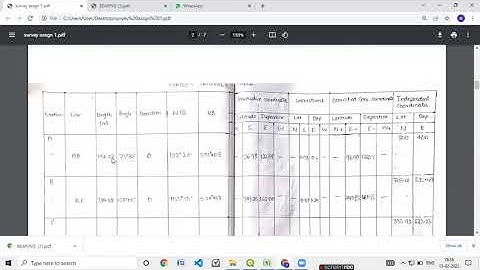 SURVEY GALES TRAV. TABLE PART 2