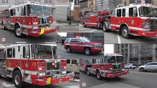 DCFD EMS 4, Engine 11, Engine 21, Engine 28 x2 Engine 12, Truck 6 & Truck 14 ALL responding!