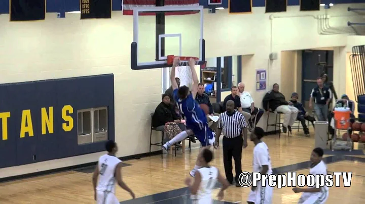 Miroslav Jaksic 2013 with two dunks at the MLK Fre...