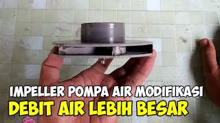 no capital! how to make a modified water pump impeller