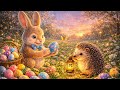 Lantern Hedgehog Meets the Easter Bunny | Gentle Lullaby for Sleep 3 Hours