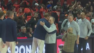 "Celebrate it either the day I quit or die." Tom Izzo on breaking Bob Knight's Big Ten wins record