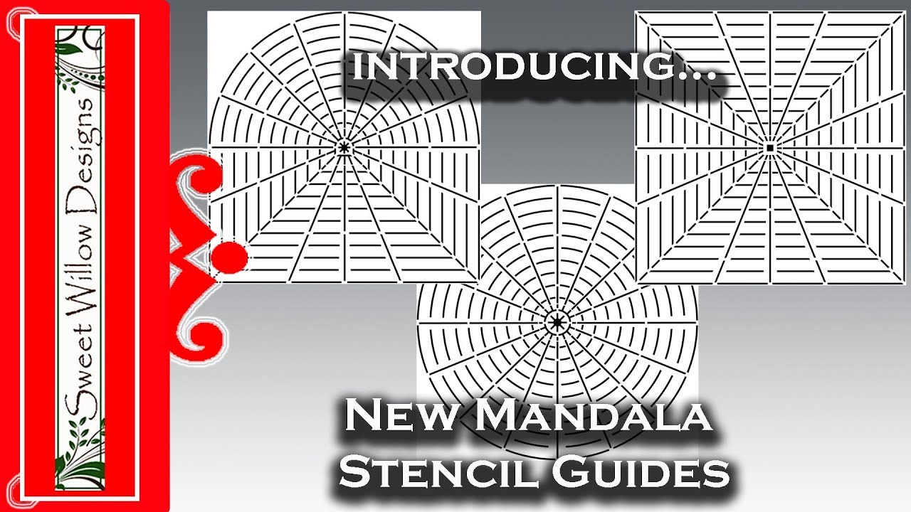 2 introducing mandala stencil guides 12 x 12 youtube