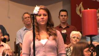 Kara singing The Lord's Prayer 08 12 12