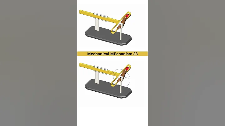 Slider Crank mechanism to convert Rotary motion into Linear Motion #mechanical #mechanism #3ddesign