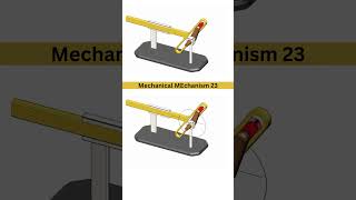 Slider Crank mechanism to convert Rotary motion into Linear Motion #mechanical #mechanism #3ddesign