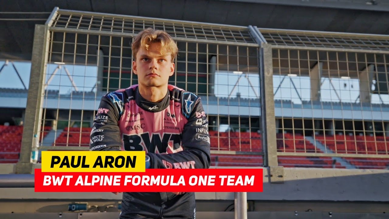 Paul Aron | BWT Alpine Formula One Team updated 2025