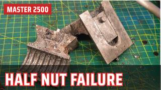 Colchester Master 2500 Restoration Part 4: Half Nut Fault and Crosslide Crash Damage