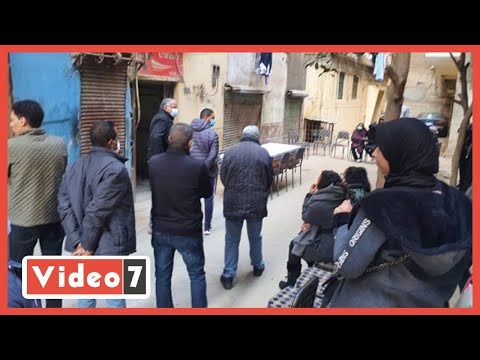 تشييع جثمان المنتج ميدو منيب من أمام منزله بالسيدة زينب