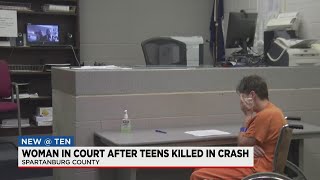 A bond hearing for the woman allegedly responsible for a crash that killed three victims