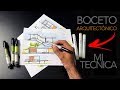 BOCETO ARQUITECTÓNICO - Así inicio mis DISEÑOS