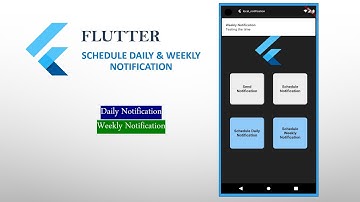 Flutter Daily and Weekly notification