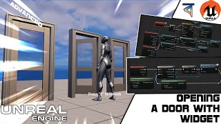 Press E to Open the Door | Doors with widget Unreal Engine 5 | Bengali Tutorial | Advanced