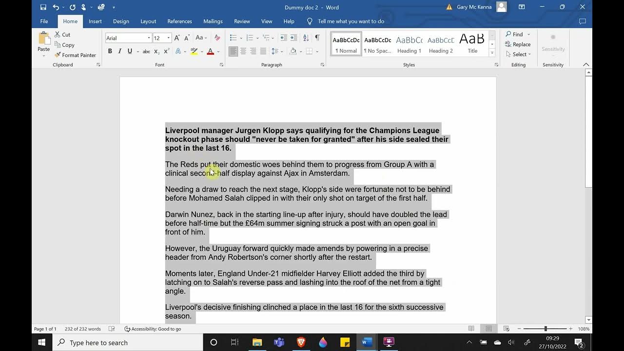 3 selecting 1 5 line spacing youtube
