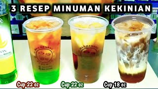 Es teh kekinian Cup 22oz || ide usaha modal kecil menjanjikan
