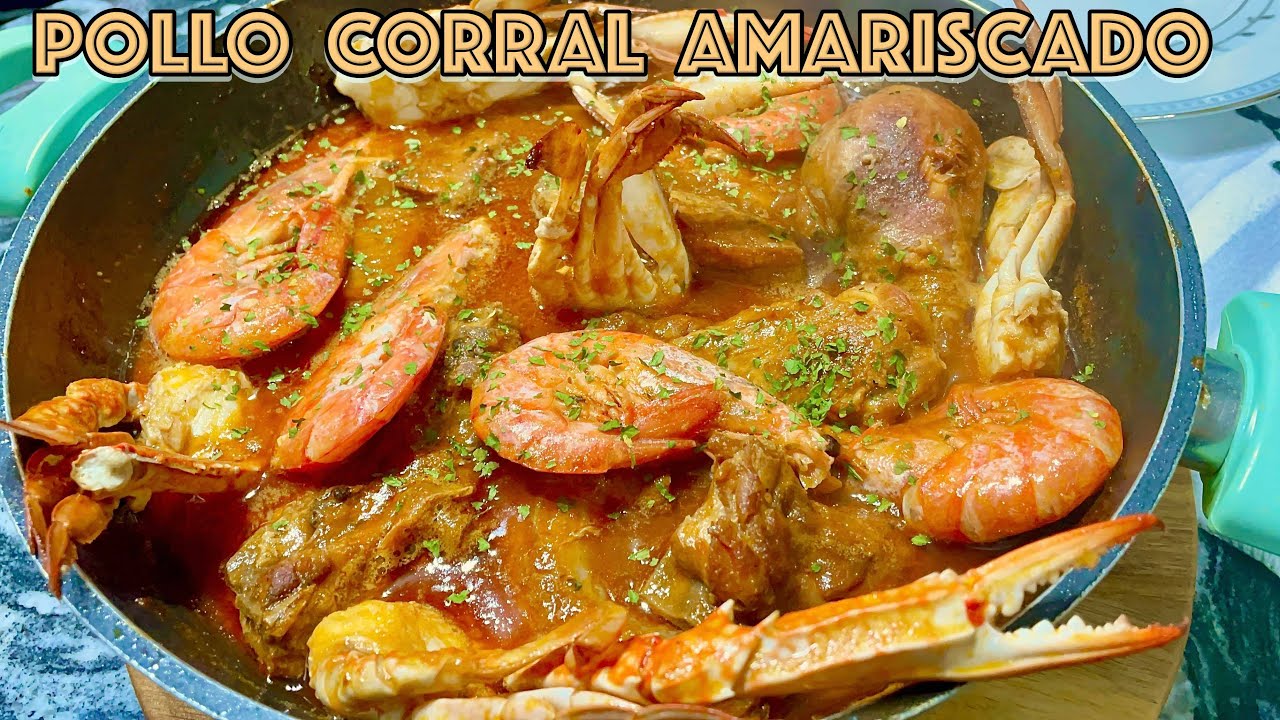 POLLO  AMARISCADO / PITU AMARISCADO 🐓🦐🌶️ Free-Range Chicken with Seafood