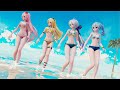 【MMD】BLACK PINK - Forever Young【Miku Luka Lily Haku】Vocaloids Dance Cover [4K]