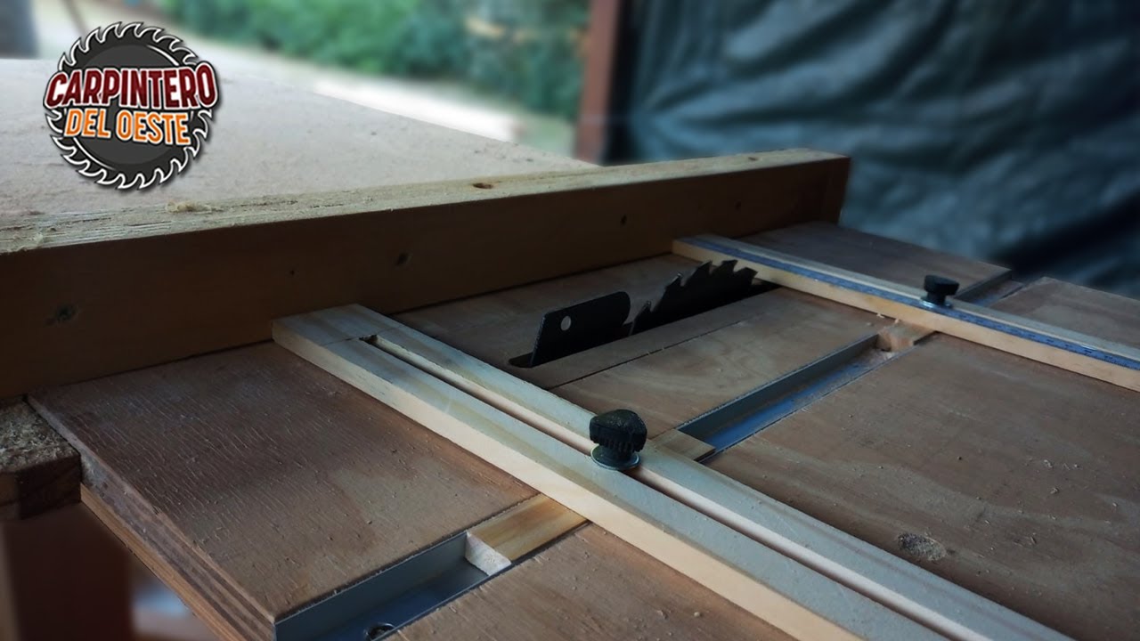 GENIAL IDEA DE CARPINTERIA / GUIAS PARA CORTAR DE FORMA PERFECTA Y A ESCUADRA CON TU SIERRA DE MESA