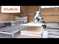 Kuka robot acts as a multifunctional assistant in the wood industry