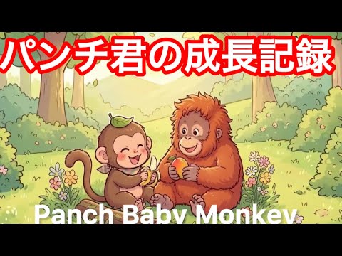 猿山に登る小さな子猿のパンチ君🐒もう寂しくない💕 - YouTube