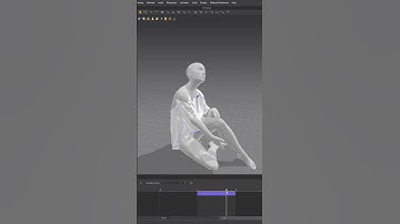 Simple T-Shirt and shorts in Marvelous Designer 💫 #digitalfashion #3dart #marvelousdesigner #easy