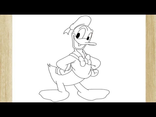 Como desenhar o Pato Donald #art #drawing #viral #patodonald