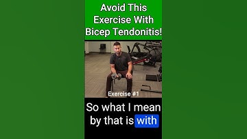 STOP These Exercises With Bicep Tendonitis! #1