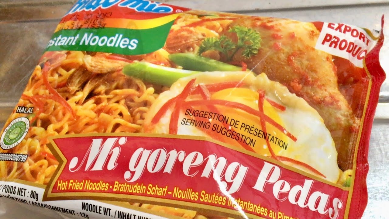 Indo Mie のミーゴレンとミーゴレン ペダス 動画付き ヘルシーとジャンキーの間