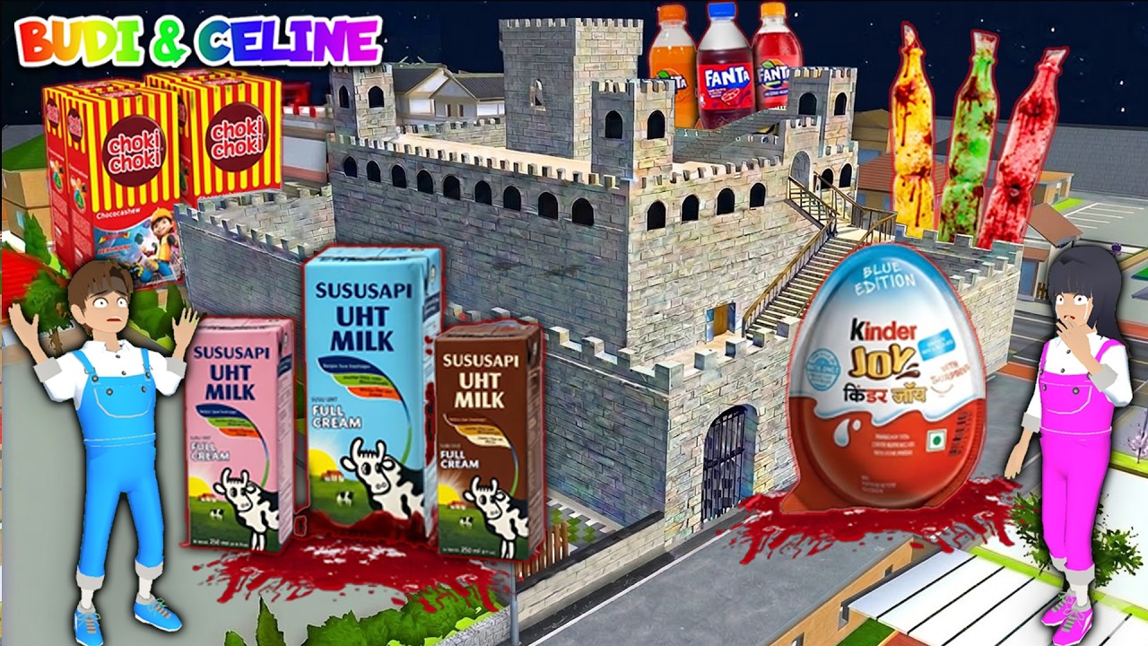 Yuta Mio Buat Benteng Raksasa Paling Aman Dari Susu Kotak,Es Kiko,Kinder Joy Berdarah DiKota Sakura😱