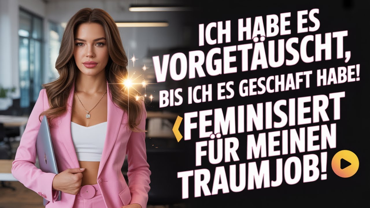 Ich habe es vorgetäuscht, bis ich es geschafft habe! 💅 Feminisiert für meinen Traumjob! 😱