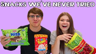 Trying Snacks We've Never Seen Before!