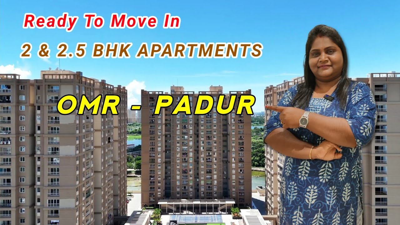 Ready To Move In 2BHK Apartments For Sale | Pacifica Pride Towers | Padur, OMR