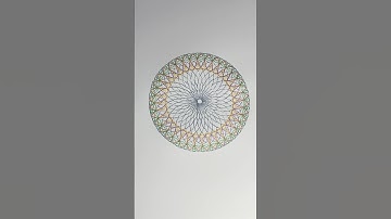 Beautiful Soirograph #spirography #asmr #spirograph #satisfying #usa #viral #pattern #art #skills