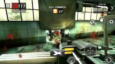 Dead trigger 2 grenade launcher & type 92 assault gameplay level 54 iOS
